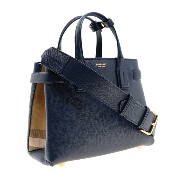 Burberry Banner Tote House Check Derby Shoulder Bag Small New - Picture 1 of 6